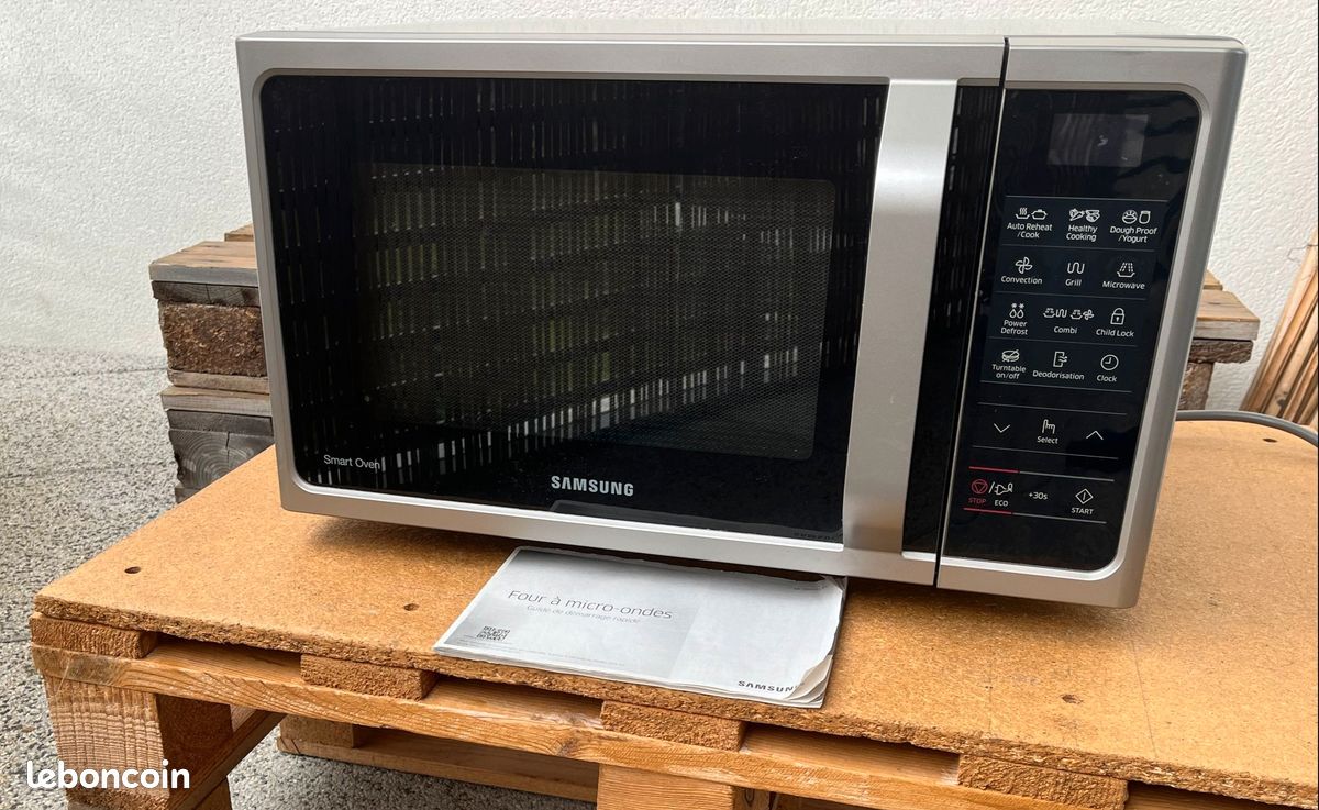 Four micro-ondes combiné Samsung Smart Oven MC28H5015CS — 28L — Inox (image 2)