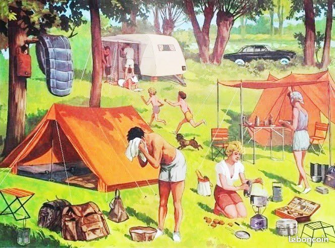 Retro camping Loisirs vacances - Lits, sièges, paillasses, etc. - Que du matériel d'époque (image 2)