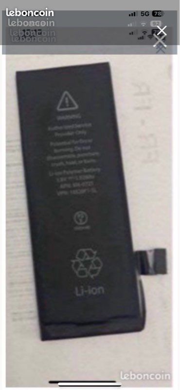 Batterie iPhone 5s prix 5 (image 2)