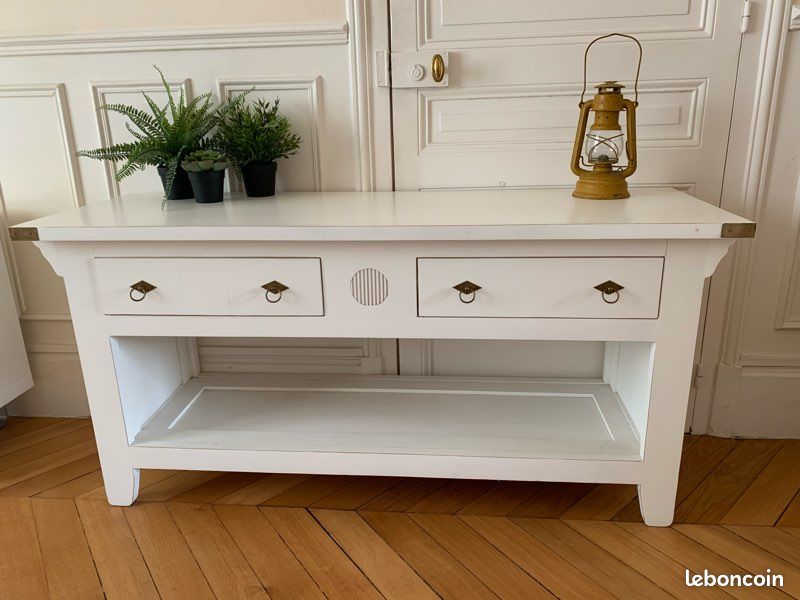 Meuble bas, console type campagne (image 2)