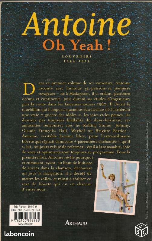Oh yeah , Souvenirs d' Antoine, /bp77 (image 2)
