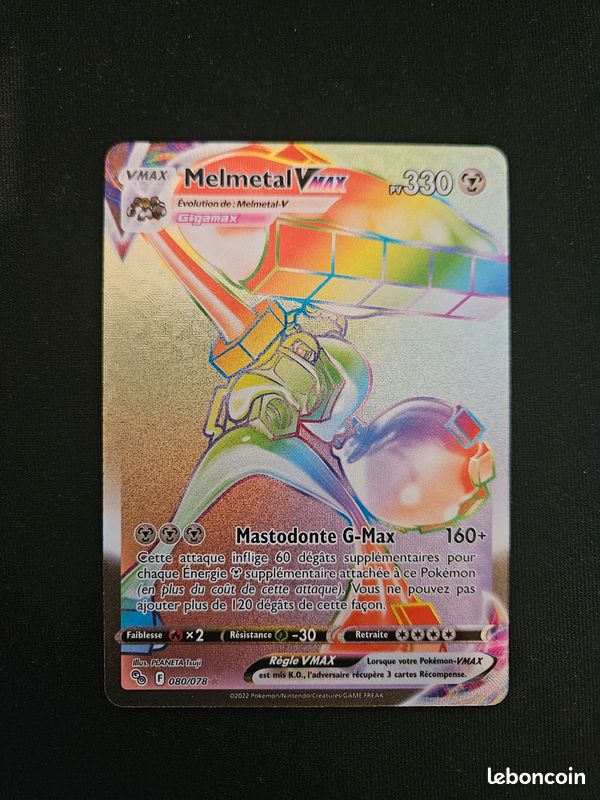 melmetal vmax pokemon card price V & 048/078 - Go Colorless Rule Melmetal Vmax 080/078 Pokemon -