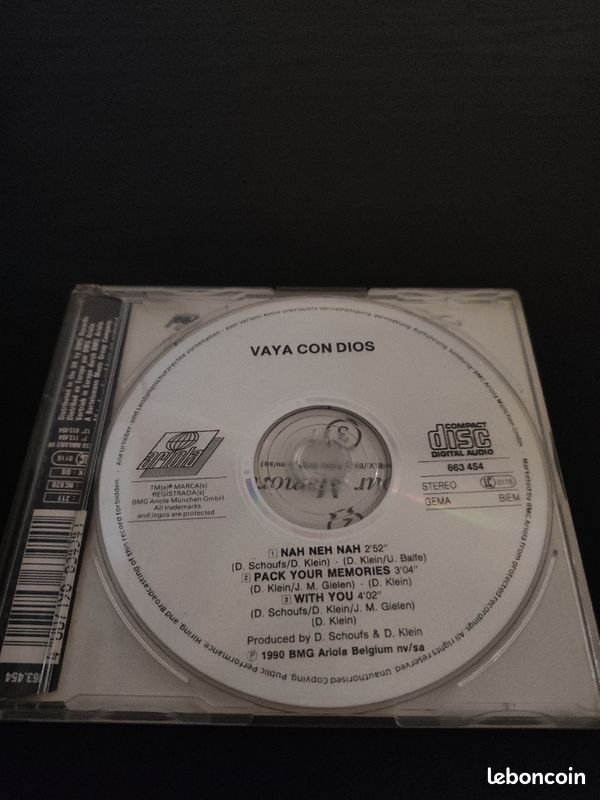 CD Vaya Con Dios Nah Neh Nah (image 2)