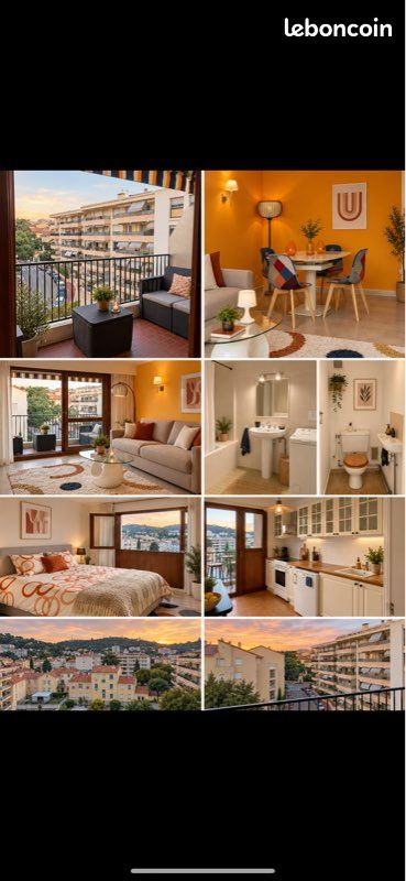Appartement 2 pièces 60 m² · à Cannes · 60 m² · 1 290 €/mois