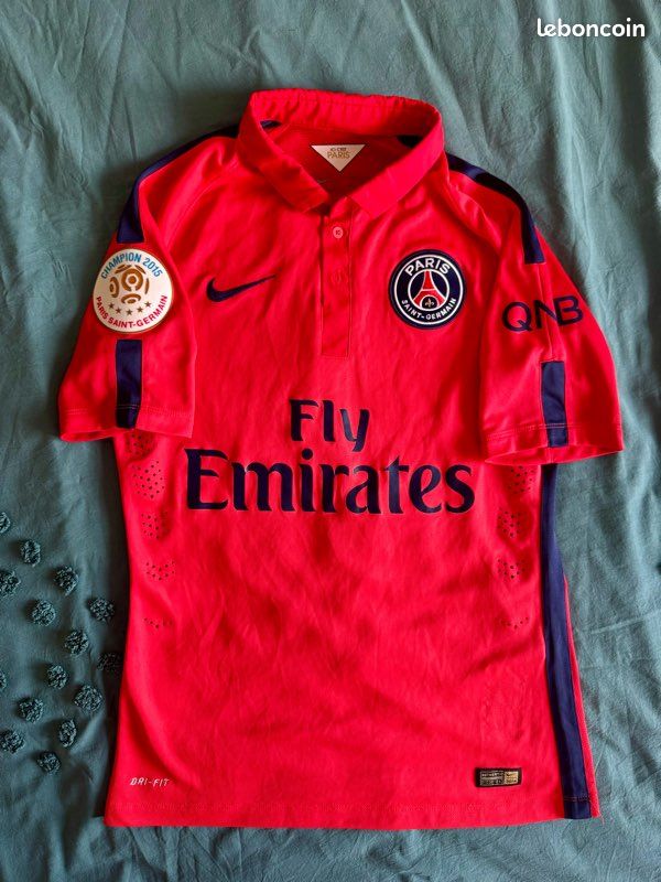 Maillot foot retro vintage - PSG domicile 1997/1998 [stock pro] - Le