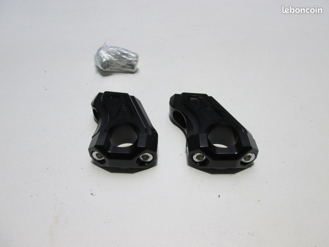 Rehausseurs de guidon "noir" de BMW r 1200 R nine T/ Pure / Scrambler / Urban gs (image 5)