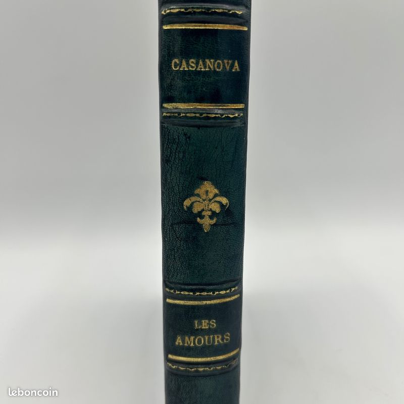 CASANONA – Les amours, EO, ex num. 1322/3000, 1949, reliure demi-maroquin bleu nuit (image 2)
