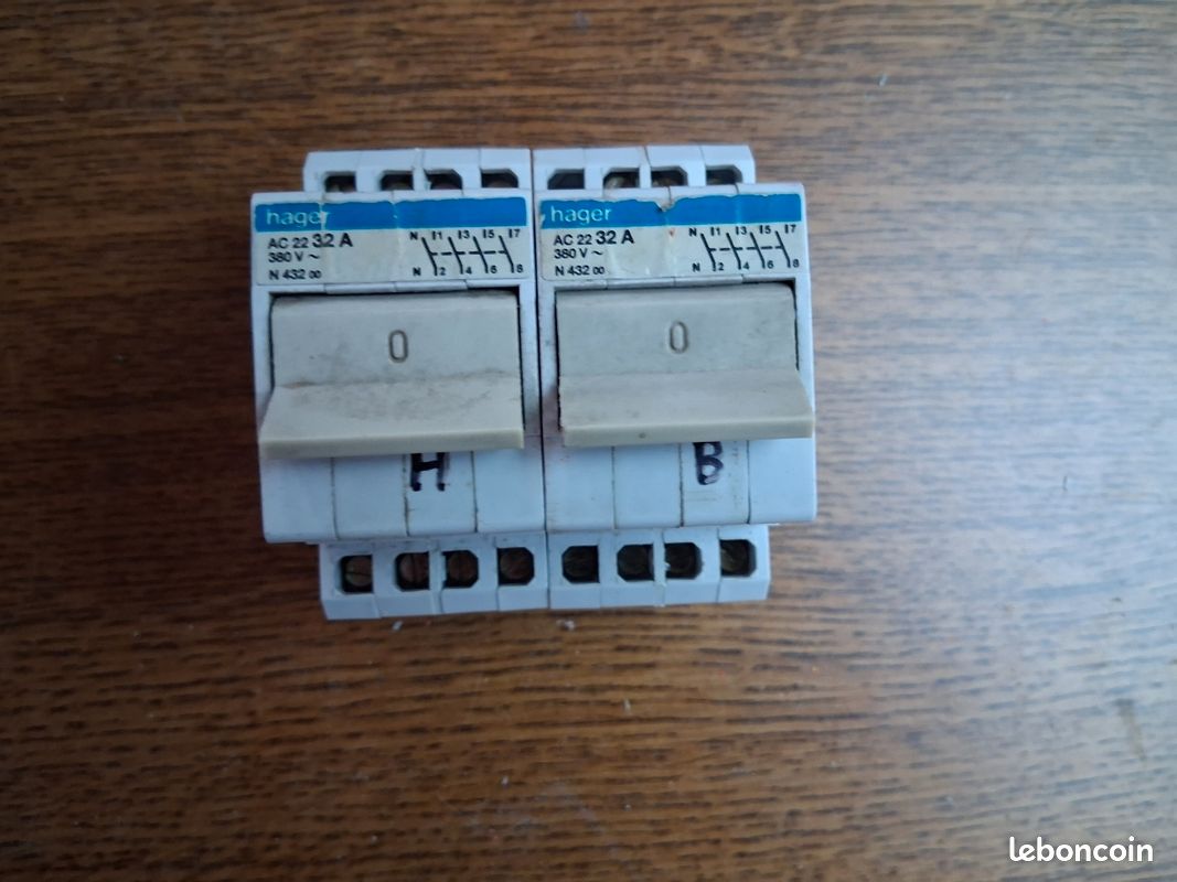 Porte‑fusibles + sectionneurs + contacteurs Hager – Matériel pro (image 10)