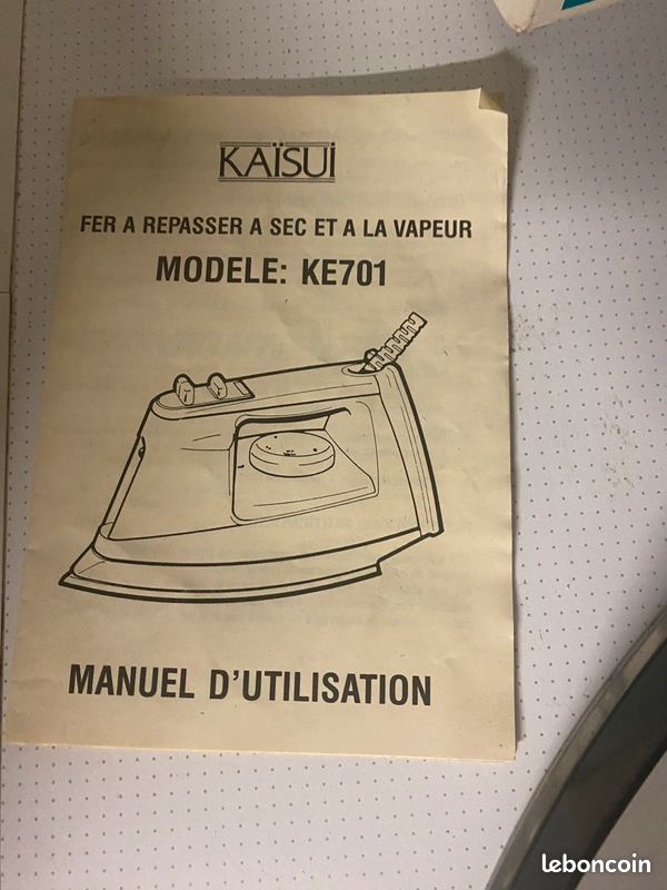 Fer à repasser vapeur Kaïsu ke701 1200watts (image 8)