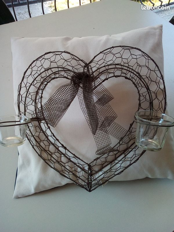 Coeur en métal à accrocher (image 1)
