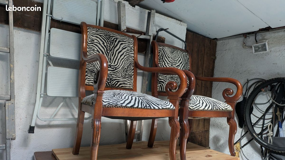Fauteuils 1 jolie paire identique (image 3)