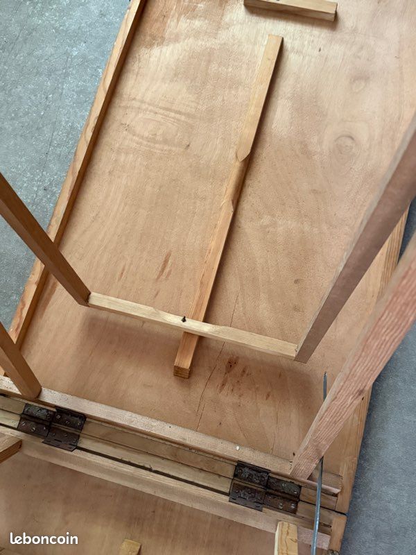 Table de tapissier bois 2m x 60cm + 3 outils (Excellent état) (image 8)