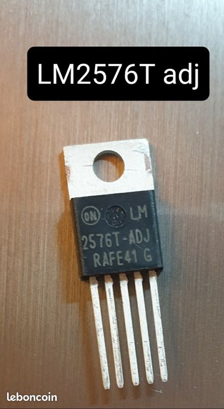 LM2576T adj lot de 10 circuit intégré régulateur tension découpage (image 1)