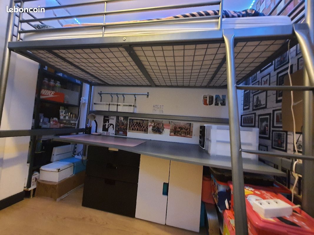 LIT MEZZANINE 1 pers + BUREAU (image 7)