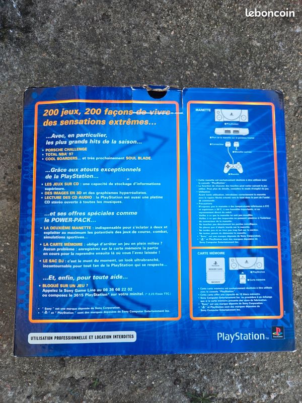 Cache Pour Carte Mémoire PS1 - Sony Officiel (occasion)