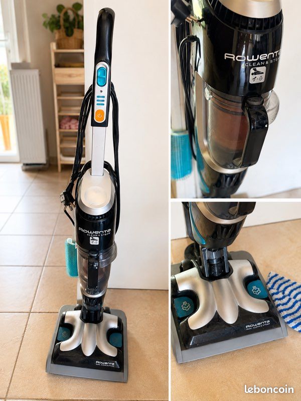 Rowenta Clean & Steam – Aspirateur et nettoyeur vapeur 2-en-1 (image 1)