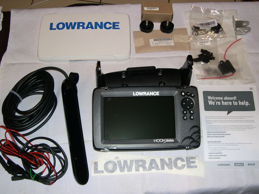 Sondeur GPS Lowrance HOOK Reveal 7 TS avec sonde tripleshot