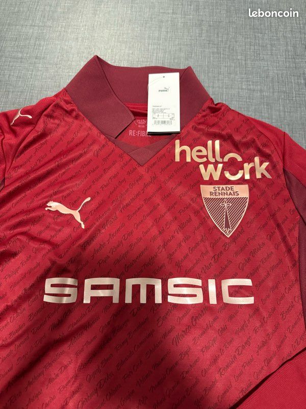 Petit Fanion Vintage Stade Rennais – Maillot Rennes – Banderin Foot – Avant 2000
