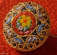 Broche pate de verre (image 4)