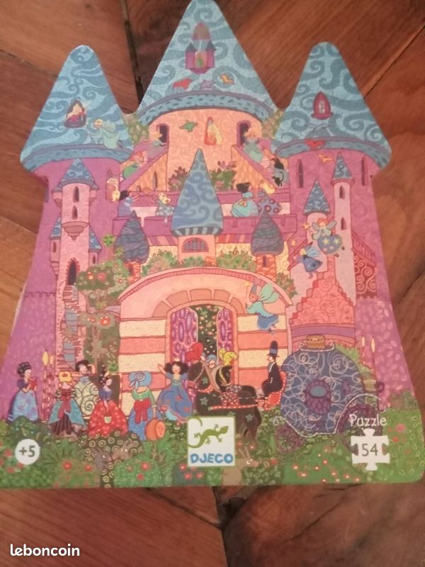 Puzzle Château féérique 54 pièces Djeco (image 1)