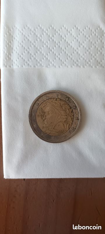 Pièce 2 Euros Italie rare (image 1)