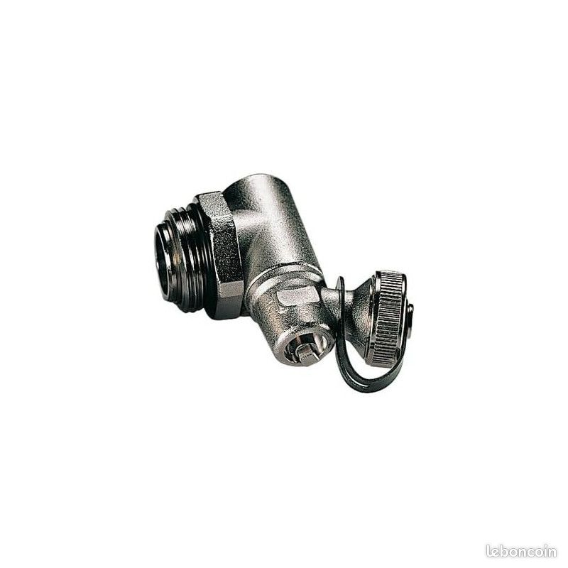 Borne réglable pour collecteur avec vanne de drainage incorporée en plastique AC 630 BIM IVAR (image 1)