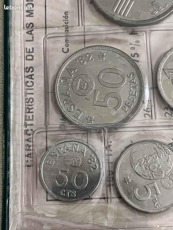 5 Pesetas Coupe du monde de football (1982) 1980 (82 dans l'étoile) - Elysées Numismatique