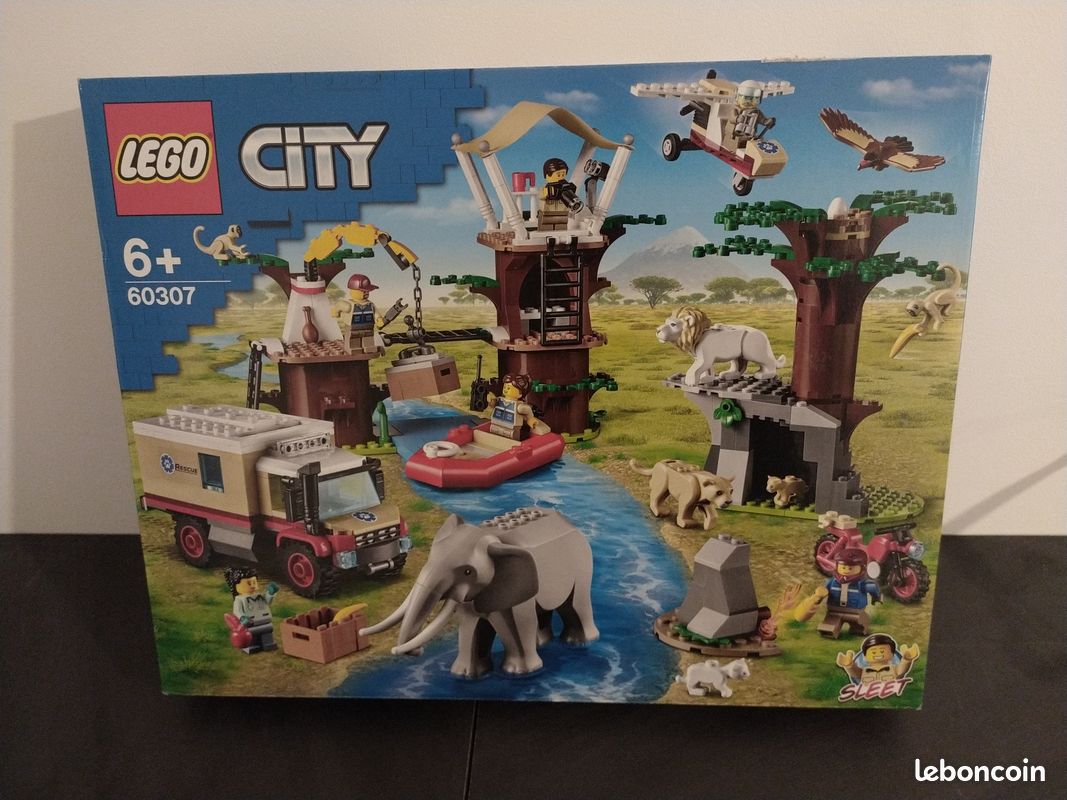 LEGO City 60307 : Le camp de sauvetage des animaux sauvages (image 1)