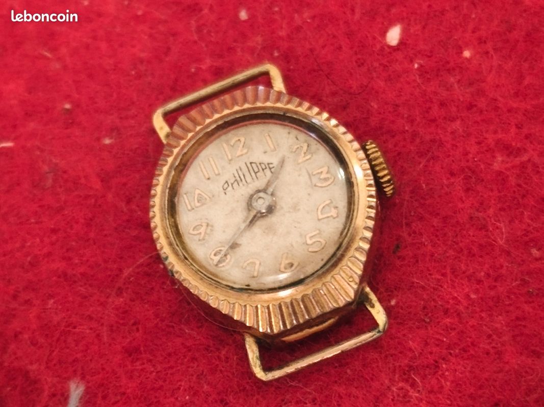 Montre De Poche Femme Vintage Remplie D'or - Cadran 35 Mm - Réf. W237 - Occasion