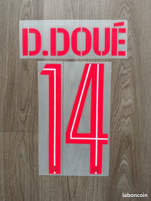 D. Doué PSG 25/26 Third Jersey