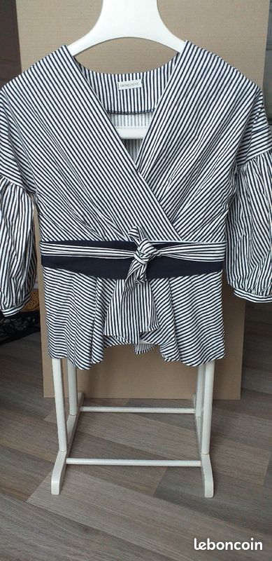 Blouse rayée femme (image 1)