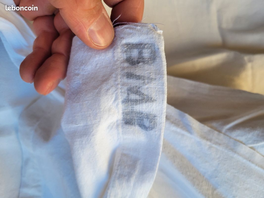 Drap en coton ancien (image 6)