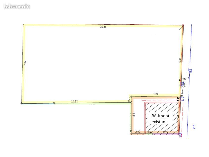 Terrain 700 m² · à Dax · 65 000 €