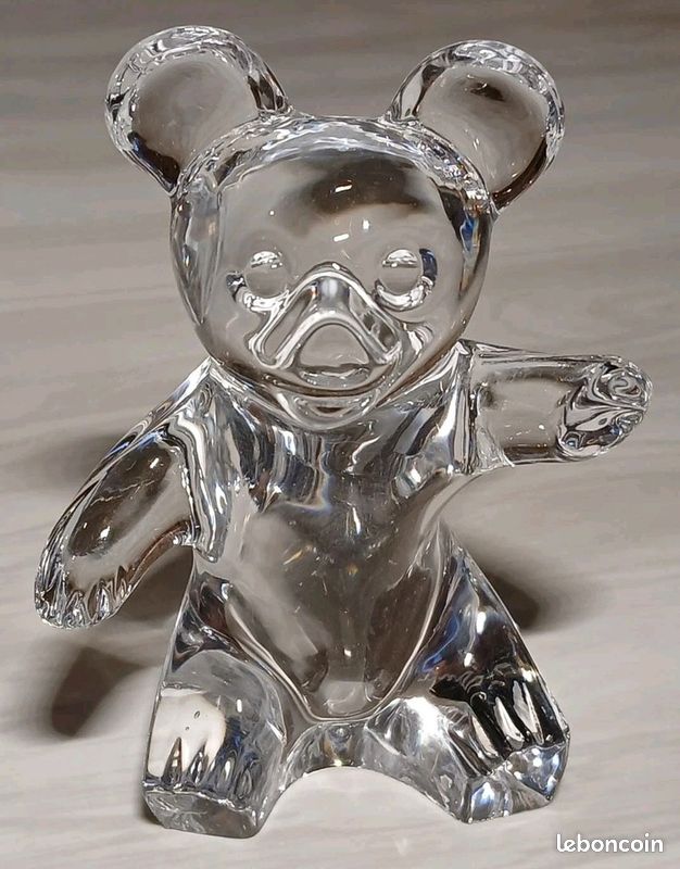 Adorable ours en cristal - Figurines d'animaux en verre - Presse-papier - Décoration de table - Cadeau Adorable ours en cristal - Figurines d'animaux en verre - Presse-papier - Décoration de table - Cadeau