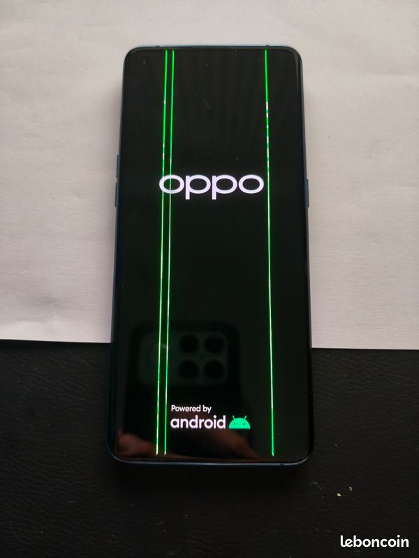 OPPO find x3 pro écran lignes vertes (image 1)