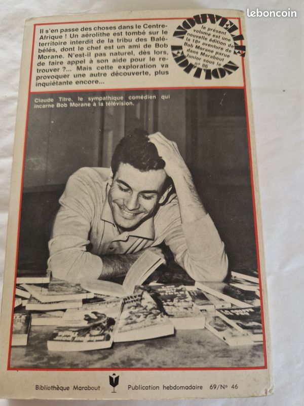 BOB MORANE Les monstres de l'espace, Henri VERNES, Collection Pocket MARABOUT BE (image 2)