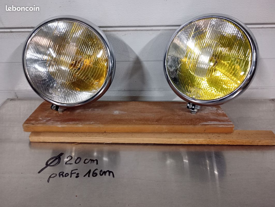 2 Anciens phares Bosch idéal Hot Rod, Buggy (image 1)
