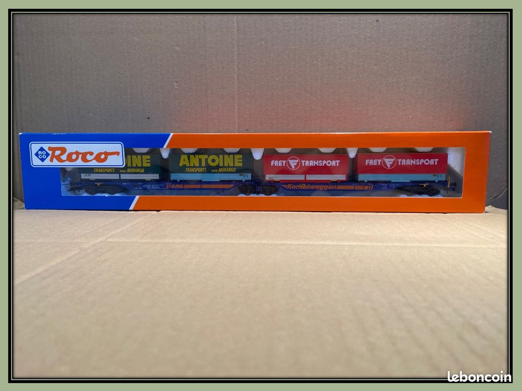 Roco H0 - SBB-CFF - 2-achsig Ks mit Container 40CHO YANG | Acheter sur