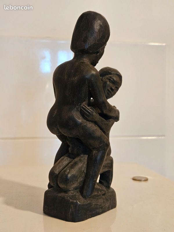 Sculpture érotique en bronze véritable Guadeloupe