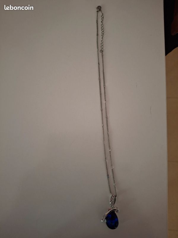 Collier argent zircon (image 2)