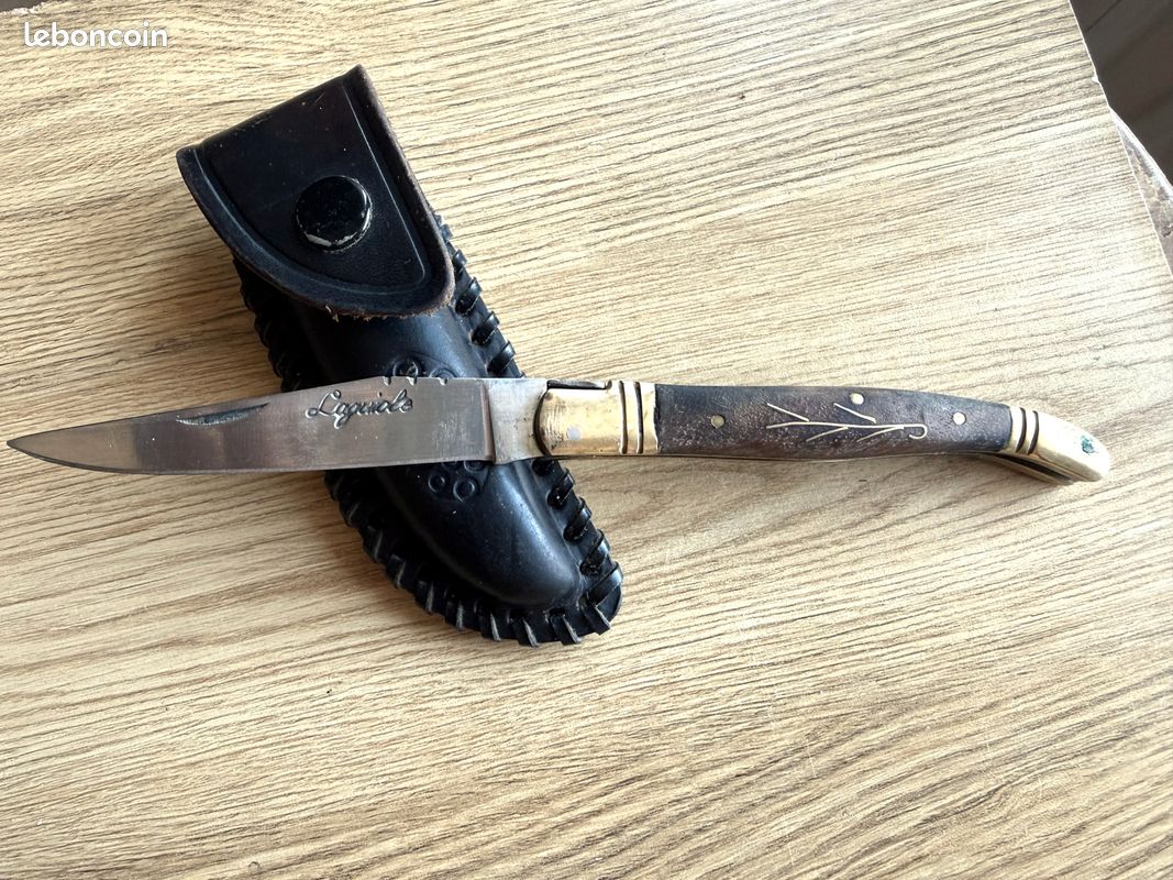 Couteau Laguiole étui Laguiole noir (image 1)