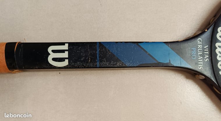 Ancienne Raquette En Bois Wilson Champ