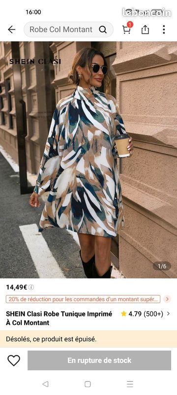 Robe chemise élégante (image 4)
