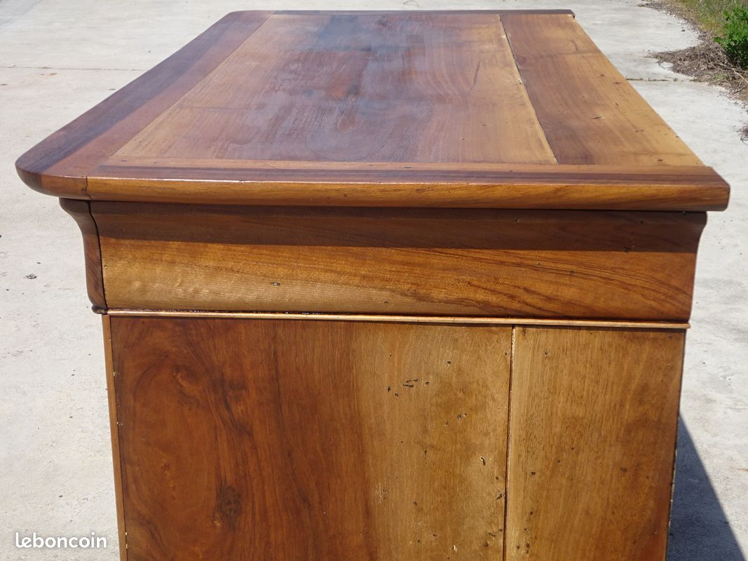 Ancienne commode Louis Philippe en noyer (image 13)
