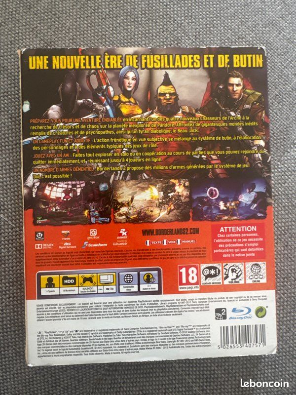 Borderlands 2 Ps3 pas cher - Meilleures ofes sur le neuf et l'occasion