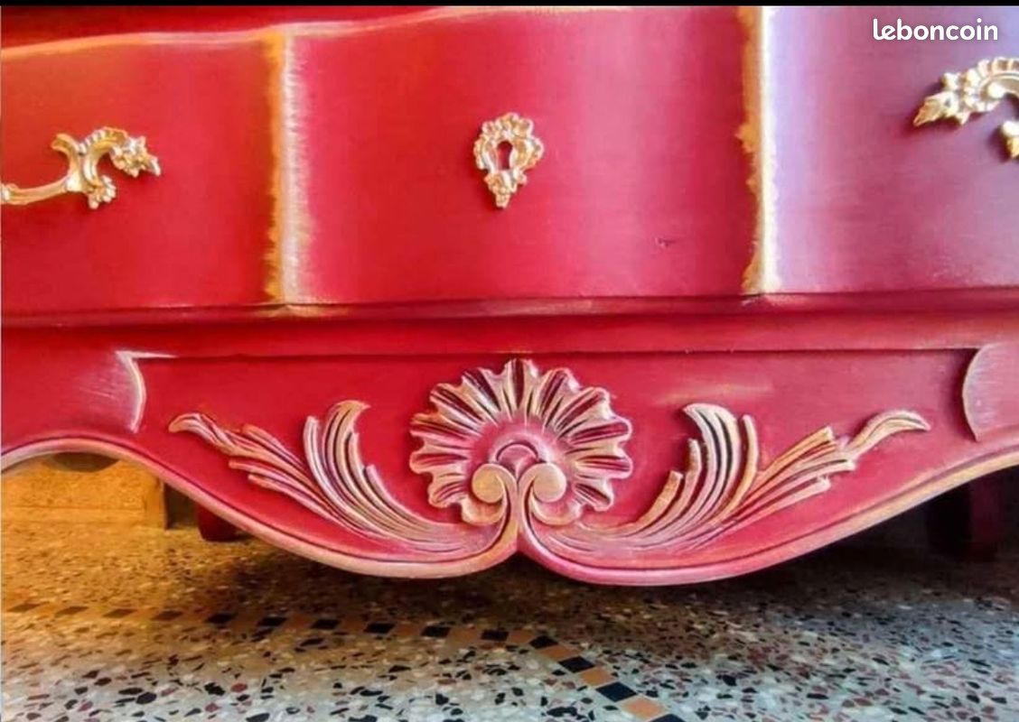 (Vendue) Commode arbalète Louis XV (image 7)