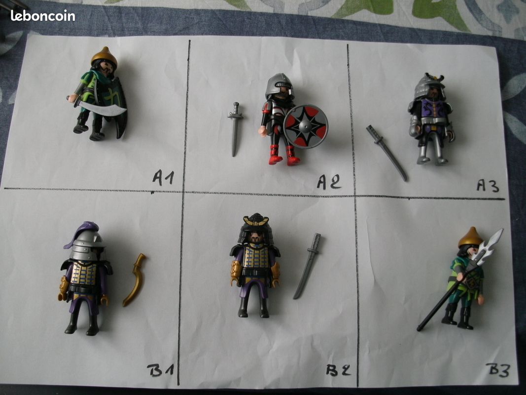 Playmobil soldats moyen age au detail n°4 (image 1)