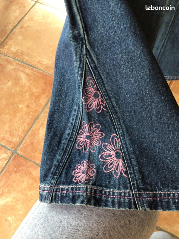 Pantalon jeans fille (image 4)