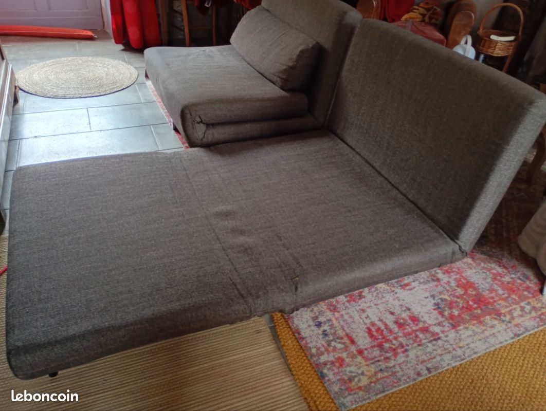 Vend canapé convertible et modulable avec surmatelas (image 5)