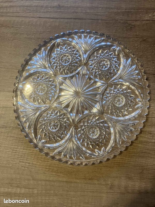 Dessous de plat et dessous de bouteille en cristal (image 1)